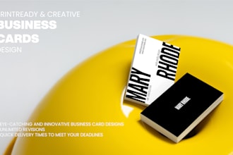 design a custom, high quality business card for your brand