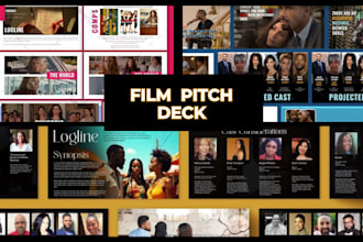 invsetor film pitch deck powerpoint presentation  design google slides canva ppt