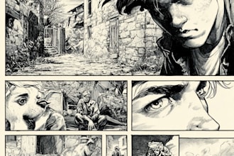 comic book artist graphic novel illustration comic page