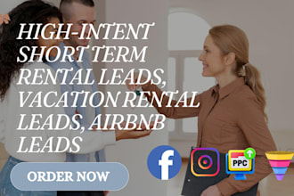 short term rental leads vacation rental leads airbnb leads