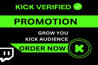 boost your kick channel to gain viewers, followers, chatters and subscribers