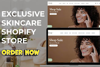 skincare shopify store beauty website skincare website skincare beauty store