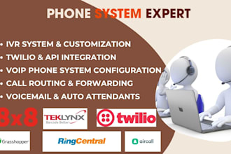 setup ringcentral ivr system twilio 3cx vitalpbx aircall voip vapi ai vicidial