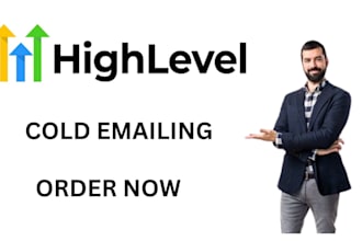 do gohighlevel sales funnel cold emailing website landing page