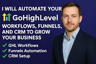 automate your gohighlevel workflows, funnels, and CRM to grow your business