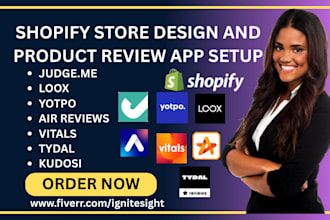 setup shopify product review judgeme loox yotpo air reviews vitals tydal kudosi