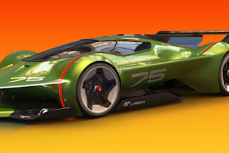 remodel 3d ferrari car,hyper sport car,glb car,3d body light,supercar design,rim