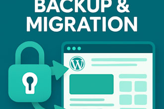 fix migration issues and setup automated backups in wordpress site