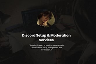 create and professionally moderate your discord server