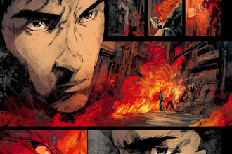 comic book page illustration book covers graphic novel art