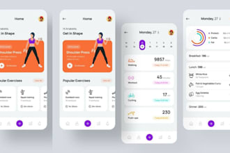develop fitness gym app, fitness app, gym app, mobile app development for you