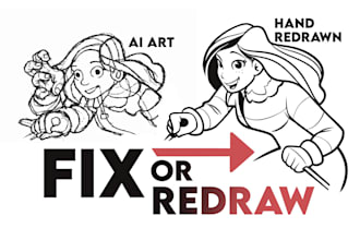 fix or redraw your ai generated art