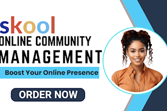 build skool online community configure skool group optimize skool course VA