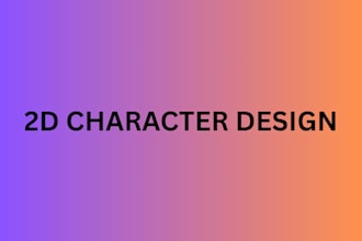 do 2d character design rpg art dnd character weapon design for game