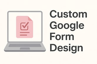 create a professional online form  with google forms