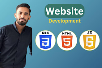 create a clean, responsive HTML and CSS website to launch your online work
