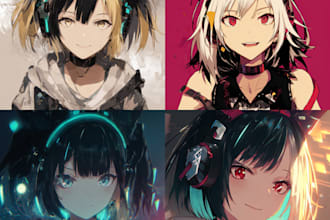 design youtube anime thumbnail for your