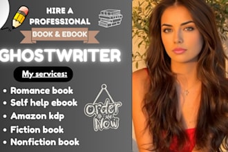 romance ghostwriter self help ebook writer fiction ghostwriter nonfiction book