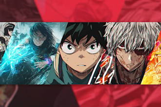 design stunning anime thumbnails for your youtube