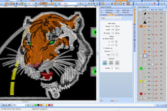 do high quality embroidery digitizing for you in few hours for cap jersey cloth