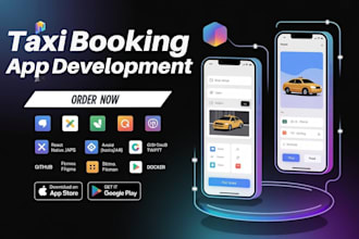 develop taxi booking app car pooling app uber clone app rideshare app taxi app
