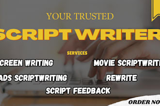 do movie script, screenplay, screenwriting, movie script writing, scriptwriter