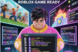script anything for you on roblox, lua scripter, roblox development, build game