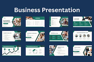 design powerpoint presentation PPT pitch deck design