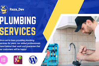 create cleaning service,plumber, handyman, and electrician website