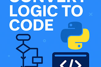 convert your logic or pseudocode into clean python code