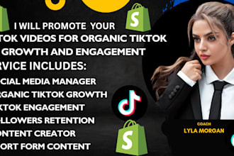 promote your tiktok videos for organic tiktok growth engagement short video ads