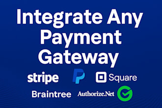integrate any payment into your website or mobile app