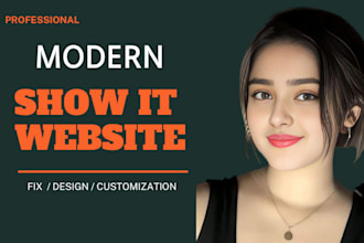 design, redesign, and customize your showit website