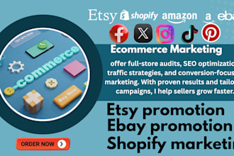 promote your etsy, ebay, shopify, to boost sales