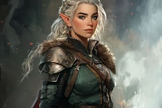 do  furry art, fursona, dnd furry character and anthro art, sfw