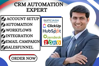 clickup zendesk sell salesforce airtable insightly hubspot automation freshdesk