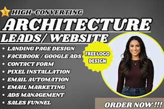 generate architecture leads, real estate project leads, construction website