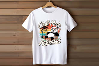 design trendy vintage t shirt graphics with retro vibes