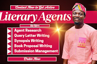 write book proposal and query, submit your manuscript to active literary agents