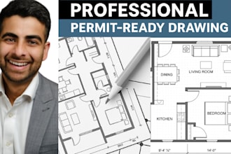 do permit ready architectural plan drawing solar plan set site plan for permit