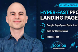 build a hyper fast PPC landing page using my custom engine