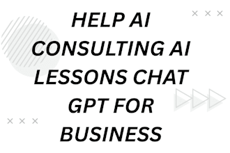 help ai consulting ai lessons chat gpt for business