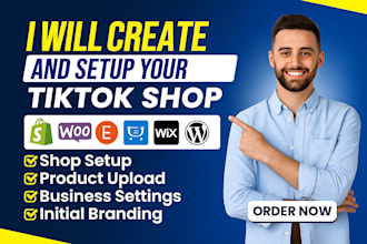 create and set up your tiktok shop professionally