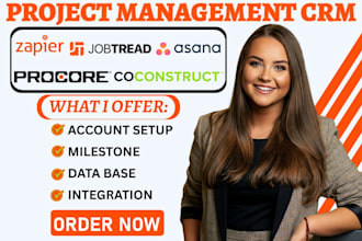 setup asana coconstruct jobtread project management procore zapier integration