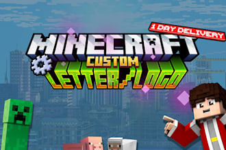 create a minecraft title or logo for your server and yt
