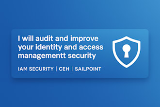 audit and improve your identity and access management security