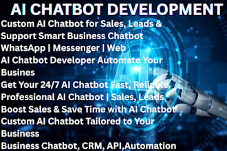 build a custom ai business chatbot for whatsapp message or website