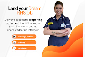 write successful supporting information for nhs jobs