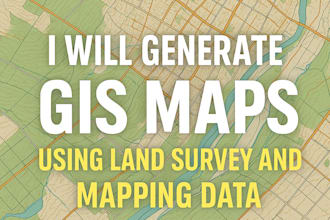 generate gis based on land mapping and survey data