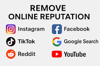 takedown delete remove harassing defaming negative harmful posts on social media